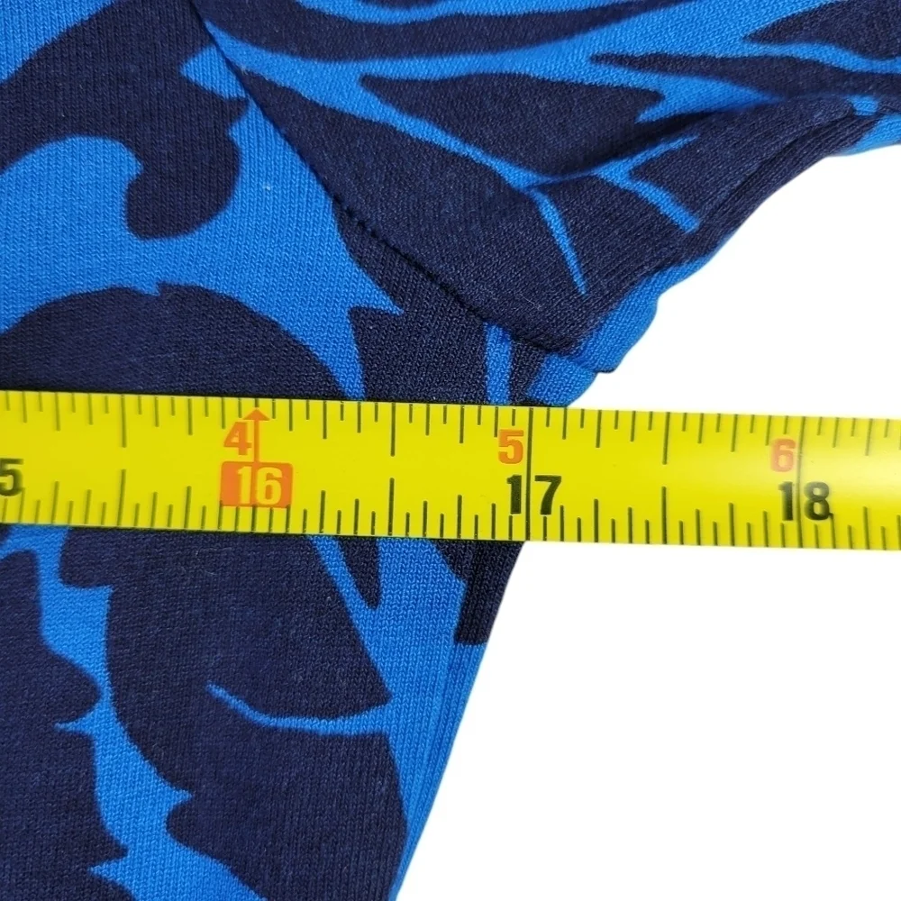 Boden Henrietta Faux Wrap Dress Size 8 Blue Navy Surplice Long Sleeve Jersey